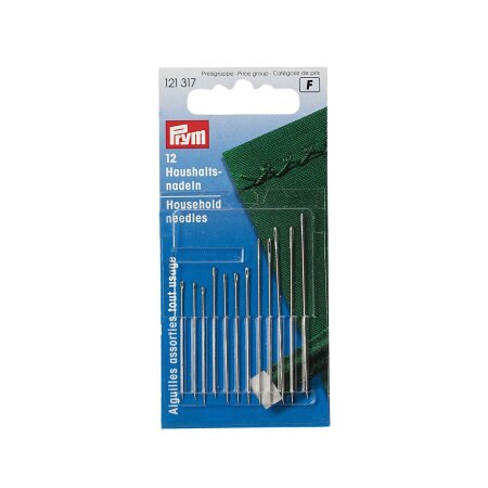 Household Needles, Assorted, Pack of 12 (121317)