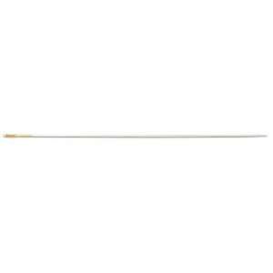 Pearl Needles with Gold Eye, No.10 and No. 12, 0.45 x 55 and 0.40 x 50mm, Pack of 4 (124350)